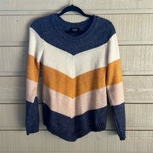 Striped asymmetrical oversized sweater relaxed By & By